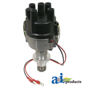 Distributor, New, Electronic Ignition, 12 Volt Negative Ground