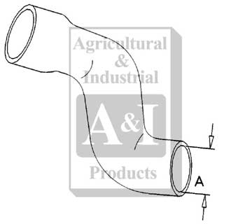 391932R1 | Radiator Hose, Upper For Case