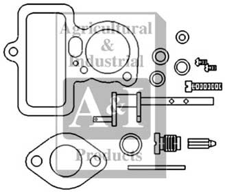 Carburetor Kit, Basic (IH)