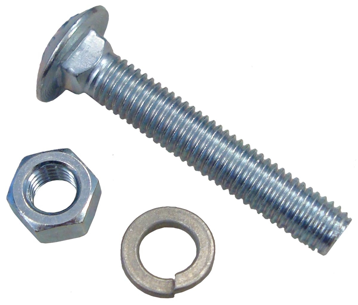 REAR WHEEL WEIGHT NUT & WASHER CARRIAGE BOLT KIT (3 PCS)