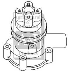 Re-Mfg Water Pump W/ Pulley