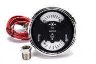Oil & Water Temperature Gauge Cluster Assembly For: Diesel-766, 966, 1066, Hydro-100, 1466, 1468, 1566, 1568, 4366, 4386, 4568, 4586, Replaces IH# 534057r2, 1546481c1.