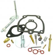 COMPLETE CARBURETOR REPAIR KIT 
 KIT CONTAINS: CHOKE & THROTTLE SHAFTS, NEEDLE & SEAT VALVE, FLOAT LEVER PIN, MISCELLANEOUS PLUGS & SCREWS, THROTTLE SHAFT SEALS & GASKETS FITS LISTED CARB WITH THROTTLE BODY: 6513DX SHAFT LENGTH = 3.180\" -- CHOKE AND THROTTLE SHAFT GASKETS, NEEDLE VAL 
 Carburetor Manufacturer #: 50983DB 
 International Applications: M, MV, 6 SERIES