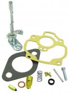 BASIC CARBURETOR REPAIR KIT (CARTER) 
 MAKE SURE THAT YOUR CARBURETOR MANUFACTURER NUMBER IS IN THE LIST THIS FITS!!!!! KIT CONTAINS: THROTTLE SHAFT, NEEDLE & SEAT, FLOAT LEVER PIN, CHOKE & THROTTLE SHAFT SEALS, NEEDLE VALVE, ADJUSTMENT SCREW, GASKETS & INSTRUCTIONS. 
 Carburetor Manufacturer #: UT27015 
 International Applications: SUPER A (SN 255418 & UP)