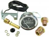 WATER TEMPERATURE GAUGE 
 100 DEGREE - 280 DEGREE TEMPERATURE RANGE 
 90 DEGREE POINTER SWEEP 
 6 FT CAPILLARY TUBE 
 LIGHTING & MOUNTING HARDWARE INCLUDED 
 USA MADE 
 MAY VARY FROM ORIGINAL APPEARANCE 
 CHROME BEZEL 
 International Applications: IH / FARMALL MODELS