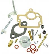 COMPLETE CARBURETOR REPAIR KIT (IH CARB) 
 MAKE SURE THAT YOUR CARBURETOR MANUFACTURER NUMBER IS IN THE LIST THIS FITS!!!!! KIT CONTAINS: CHOKE & THROTTLE SHAFTS, NEEDLE & SEAT VALVE, FLOAT LEVER PIN, MISCELLANEOUS PLUGS & SCREWS, THROTTLE SHAFT SEALS & GASKETS 
 Carburetor Manufacturer #: 45108DB, 45108DC 
 International Applications: H, HV, 4 SERIES (DISTILLATE)