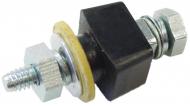 DELCO DISTRIBUTOR TERMINAL INSULATOR ASSY (ROUND SHOULDER)  NOTE: AS DISTRIBUTORS CAN BE CHANGED OVER TIME IT IS BEST TO SEE WHICH STYLE YOU NEED THIS IS JUST A GUIDE OF WHAT WAS ORIGINAL.

FITS DISTRIBUTOR HOUSINGS WITH .345 DIAMETER ROUND HOLE

IF NOT SURE MEASURE BEFORE ORDERING

ROUND WAS THE EARLY STYLE  International Applications: SOME USING DELCO #1111411 VERTICAL DISTRIBUTOR WITH ROUND INSULATING TERMINAL
A, A, AV, B, BN, C, SUPER C, H, HV, SUPER H, M, MV, SUPER M, SUPER MV, I4, I6, W4, W6, T6, 04, 06,  Replacement Part #: IH: 1878405 1847646, 1847647 