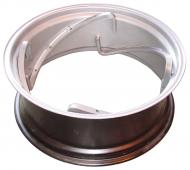 11 X 28 REAR RIM (SPINOUT) 
 4 RAILS 
 HOLES FOR STOP ADJUSTMENT ARE DRILLED 90 DEGREE PERPENDICULAR TO SIDE OF RIM NOT 90 DEGREES TO RAIL 
 USA MADE 
 STOP HOLES ARE ANGLED 
 International Applications: IH MODELS 300 & UP