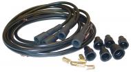 SPARK PLUG WIRING SET, 4 CYL  HAS STRAIGHT BOOTS  COPPER WIRES, WATERPROOF NEOPRENE  International Applications: 404, 504, 3514 & OTHER MODELS USING STRAIGHT BOOTS
