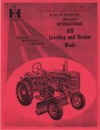 OPERATOR MANUAL REPRINT 
 A OPERATORS MANUAL REPRINT ONLY SOMETIMES REFERRED TO AS THE OWNERS MANUAL IS THE MANUAL THAT CAME WITH THE TRACTOR. IT IS THE MANUAL THAT WAS GIVEN TO THE ULTIMATE CONSUMER BY THE MANUFACTURER. IT CAN BE COMPARED TO THE MANUAL YOU RECEIVE IN THE GLOVE BO 
 International Applications: MCCORMICK LEVELING & GRADING BLADE FOR FARMALL A & SUPER A