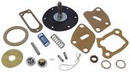 COMPLETE FUEL PUMP REPAIR KIT 
 NOT FOR USE WITH METHANOL BLENDED GAS 
 THIS KIT IS FOR THE LATE AC REPLACEMENT PUMPS (P/N: 1521394) WITH A CAGED CHECK VALVE; ALSO THE DIAPHRAGM IS PEENED ONTO THE SHAFT. 
 CONTAINS: DIAPHRAM, MOUNTIING GASKETS, FUEL BOWL SCREEN AND GASKET, PIVO 
 International Applications: F12, F14, I12, O12, O14, W12, W14 
 Replacement Part #: KIT FOR PUMP # 1521394