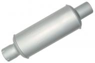 MUFFLER (VERTICAL ROUND BODY)  INLET LENGTH 3 1/2"  INLET I.D. 3 1/8"  SHELL LENGTH 14 1/2"  SHELL DIAMETER 6"  OUTLET LENGTH 3 1/2"  OUTLET O.D. 3"  OVERALL LENGTH 22"  International Applications: W9 GAS, I9, ID9, WD9 (DSL), T9 (GAS), TD9, TD14 (DSL), IH 600, 650 (C-350 GAS / D-350 DSL ENGINES)  Replacement Part #: IH: 303973R91, 264116R91, 264117R91