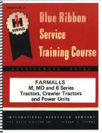 IH BLUE RIBBON SERVICE MANUAL 
 A SERVICE MANUAL REPRINT TELLS YOU HOW TO TAKE THE TRACTOR APART, HOW TO FIX IT AND HOW TO PUT IT BACK TOGETHER AGAIN, IT IS A REPRINT OF THE MANUAL THAT THE FACTORY FURNISHED THE DEALERS SHOP SERVICE DEPARTMENT AND WAS NOT SENT OR GIVEN TO INDIVIDUAL RET 
 International Applications: M, MD & 6 SERIES, TRACTORS, CRAWLER TRACTORS & POWER UNITS