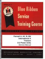 IH BLUE RIBBON SERVICE MANUAL 
 A SERVICE MANUAL REPRINT TELLS YOU HOW TO TAKE THE TRACTOR APART, HOW TO FIX IT AND HOW TO PUT IT BACK TOGETHER AGAIN, IT IS A REPRINT OF THE MANUAL THAT THE FACTORY FURNISHED THE DEALERS SHOP SERVICE DEPARTMENT AND WAS NOT SENT OR GIVEN TO INDIVIDUAL RET 
 International Applications: A, AV, B, BN