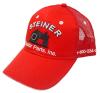 STEINER TRACTOR PARTS, INC. BASEBALL CAP, RED MESH CAP